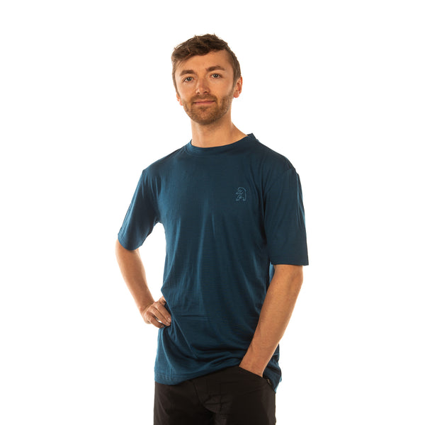 Roam Mens Merino Blend Mountain Bike T-shirt Riding Jersey Chromag Cycling Clothes